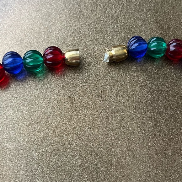 Avon Vintage Faux Pearl Beaded Multicolor Necklace 18 inch - Picture 5 of 16